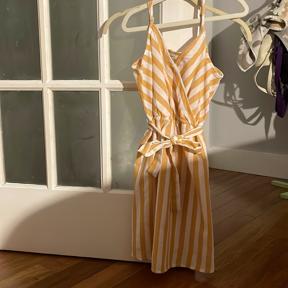 yellow “beachy” dress